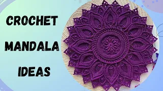 CROCHET MANDALA IDEAS- 😮 WOW AMAZING HOME DECORATION -Small business idea @crochet-craftsworld