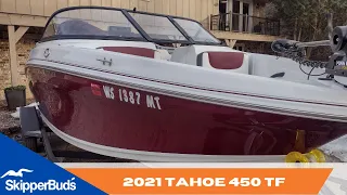 2021 Tahoe 450 TF Bowrider Boat Tour SkipperBud's