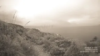 Vista di Cagliari e Cala Fighera dalla sella Del Diavolo 01-09-2019