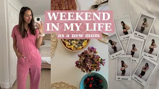 WEEKEND IN MY LIFE as a new mom: home updates, beach days & family time