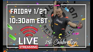 LIVE Follow Along Kettlebell Workout | 25k Subscriber Celebration