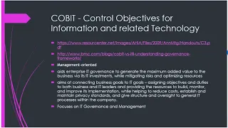 IT Governance Frameworks