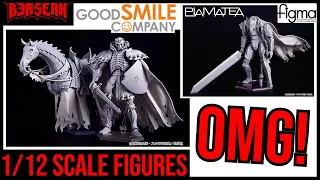 NEW Berserk Good Smile Company Figma Skull Knight & PLAMATEA Figma Guts Berserker Armor 2.0!