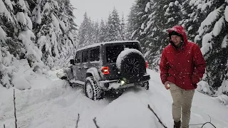 Off-road during a SNOW STORM...