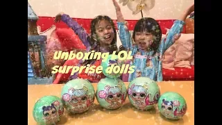 Unboxing LOL Surprise Dolls Part 1