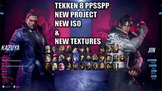 TEKKEN 8 PPSSPP NEW ISO & NEW TEXTURES AND STAGES ON PC AND MOBILE