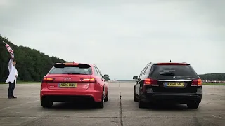 Audi RS6 VS Mercedes E63 S AMG (station wagon)