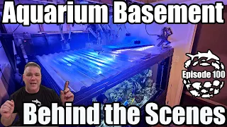 Aquarium Basement Behind the Scenes, 4500 Gallon Fill Test Results & Sharks!