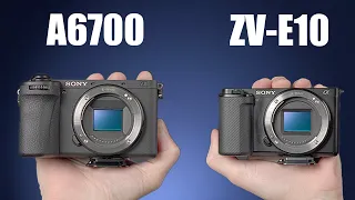 Sony A6700 vs Sony ZV-E10