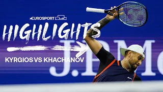 Karen Khachanov Stuns Nick Kyrgios | 2022 US Open | Eurosport Tennis