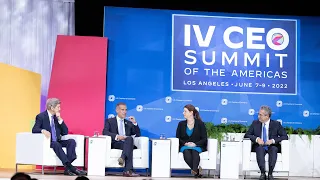 How the Americas Are Working Toward Climate Action Panel | CEO Summit of the Americas 2022