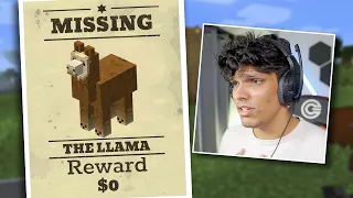 MY LAMA GOT LOST (minecraft part 11)