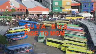 [4K][HD][SD]Bus Ride  in SUVA  to Vatuwaqa MGM Fiji Road Trip 🇫🇯  Islands of Viti Levu, Fiji