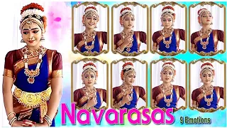 Navarasas || Nine Emotions ||Expression || Classical Dance || Appam Chandana