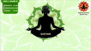 Guided Breathing Mantra (10-20-30) Pranayama Yoga Breathing Exercise Level 3 Vol 78