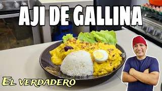 ASI SE PREPARA UN VERDADERO | AJI DE GALLINA | ojo con "GALLINA" Y NO CON POLLO