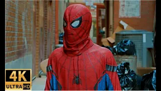 Человек паук после школы 4К. Spiderman after school.Возвращение домой Spider-Man: Homecoming