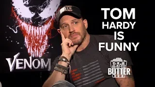 Tom Hardy is Funny: Awkward Venom Interview | Extra Butter