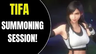 Final Fantasy 7 Ever Crisis - Summoning for Tifa's cute Easter Outfit!