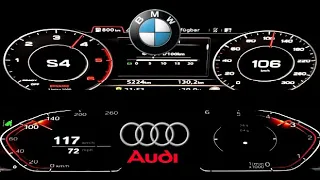 Audi A4 TDI 190 HP VS BMW 320d 190 HP Acceleration 0-170 km/h