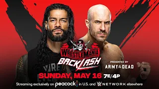 WWE WrestlemaniaBacklash: Roman Reigns vs. Cesaro Universal Championship Full Match.