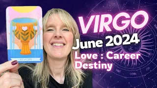 VIRGO  "YOUR INTUITION IS ON FIRE 🔥  GO WITH IT AND WHAT COMES NEXT WILL ASTOUND YOU! "JUNE 2024