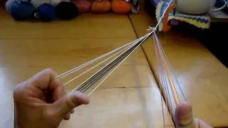 9-loop square fingerloop braid, pt.1