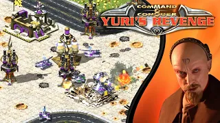Red Alert 2 | Yuri Is Conquering Downtown | (7 vs 1 + Superweapons)