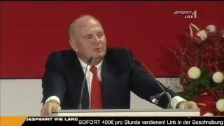 Uli Hoeneß erzählt den Alaba Witz :-)