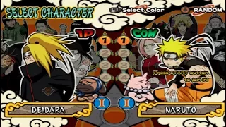 Naruto Shippuden: Ultimate Ninja 4 Opening and All Characters [PS2]