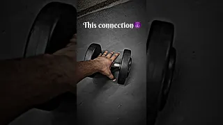 This connection😈#gym #fitnessmotivation #dumbbell #explorepage #instagram #reels #trending #fit