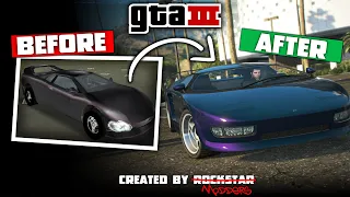 GTA Online - Iconic Cars in HD Version Created by Modders (GTA 3)