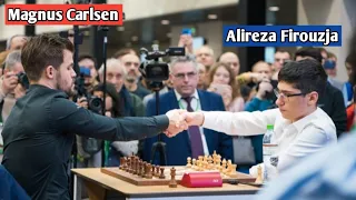 KING ENDGAME ✅️ Magnus Carlsen vs Alireza Firouzja || World Blitz Chess Championship