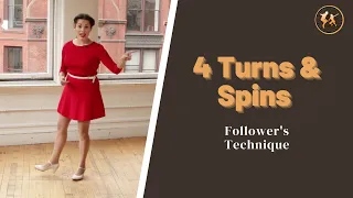 4 Turns and Spins every Follower should practice for Lindy Hop