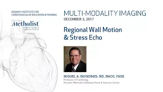 Regional Wall Motion & Stress Echo (MIGUEL A QUINONES, MD) December 5, 2017