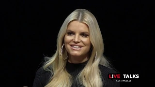 Jessica Simpson in conversation with Katherine Schwarzenegger Pratt at Live Talks Los Angeles