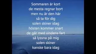 Tomas Ledin- Sommaren är kort Lyrics