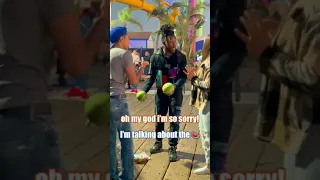 THE WAY THE SECOND GIRL TRIED TO FLEE THE SCENE 😭 (MELONS PRANK GONE WRONG) 🍉💀 #shorts