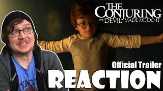 THE CONJURING: THE DEVIL MADE ME DO IT - Official Trailer Reaction! (The Conjuring 3)