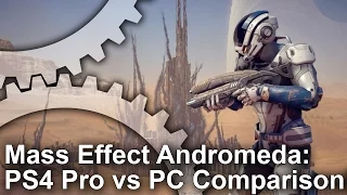 [4K] Mass Effect Andromeda: PS4 Pro vs PS4/PC Comparison + Frame-Rate Test