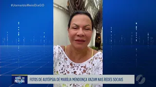 Fotos da autópsia de Marília Mendonca vazam nas redes sociais