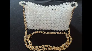 How to make simple and easy beaded bag