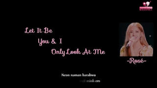 [Vietsub+Kara] LET IT BE + YOU & I + ONLY LOOK AT ME - ROSÉ | PinkPunkVN