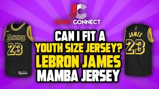 CAN I FIT A YOUTH SIZE NBA JERSEY? | Nike LeBron James Los Angeles Lakers Mamba Edition Jersey |