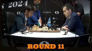 Nepomniatchtchi Ian vs. Vidit Gujrathi●FIDE CANDIDATES 2024●RD 11 #nepomniachtchi #viditgujrathi