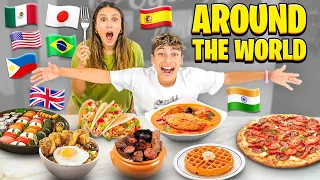 EATING Foods From all Over the WORLD!!