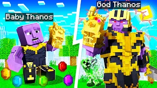 Evolving INFINITY GAUNTLET to GOD GAUNTLET in MINECRAFT!