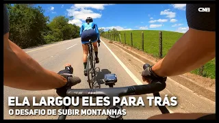 Ela deixou eles para trás - O desafio de subir Montanhas com a bike | Café na Trilha