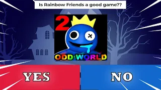 THE ULTIMATE RAINBOW FRIENDS QUIZ