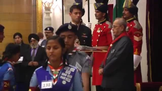 President presents Rashtrapati Scout/Guide/Rover/Ranger and Adult Leader Awards/Certificates